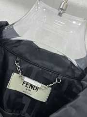 Uubags | Fendi FF Motif Bomber Jacket In Black - 3