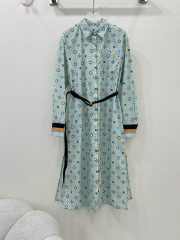 Uubags | Louis Vuitton Monogram Kaleidoscope Shirt Dress In Blue - 1