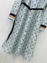 Uubags | Louis Vuitton Monogram Kaleidoscope Shirt Dress In Blue - 4