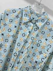 Uubags | Louis Vuitton Monogram Kaleidoscope Shirt Dress In Blue - 3