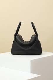 Uubags | Hermes Lindy Bag In Black 30x19x16cm  - 4