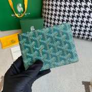 Uubags | Goyard Goyardine Bi-Fold Victoire PM Wallet Green 11x2x9cm - 2