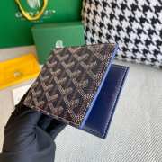 Uubags | Goyard Goyardine Bi-Fold Victoire PM Wallet Navy Blue 11x2x9cm - 2