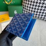 Uubags | Goyard Goyardine Bi-Fold Victoire PM Wallet Blue 11x2x9cm - 6