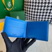 Uubags | Goyard Goyardine Bi-Fold Victoire PM Wallet Blue 11x2x9cm - 3