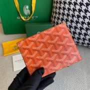 Uubags | Goyard Goyardine Bi-Fold Victoire PM Wallet Orange 11x2x9cm - 6