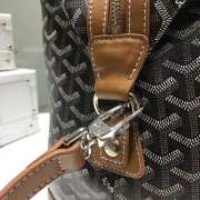 Uubags | Goyard Bowling Bag in Black & Tan 50x18x27cm - 3