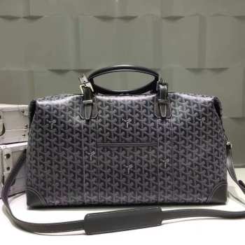 Uubags | Goyard Bowling Bag in All Black 50x18x27cm