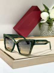 Uubags | V - Grace Oversized Cateye Acetate Frame With Titanium Details Glasses - 5