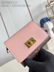 Uubags | Louis Vuitton M82398 Victorine On My Side Wallet In Light Pink 12x9.5x2.5cm - 4