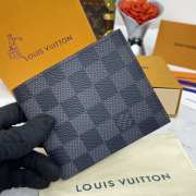 Uubags | Louis Vuitton N63336 Marco Damier Graphite Canvas Wallet 11x9x2cm - 1