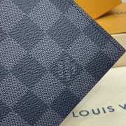 Uubags | Louis Vuitton N63336 Marco Damier Graphite Canvas Wallet 11x9x2cm - 2