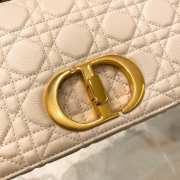 Uubags | Dior Caro Bag Light Beige Supple Cannage Calfskin 25.5x15.5x8cm - 4