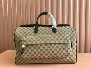 Uubags | Medium Gucci duffle bag beige and ebony original GG canvas 45x28x24cm - 1