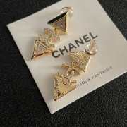 Uubags | Chanel earrings diamond gold - 1