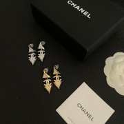 Uubags | Chanel earrings diamond gold - 6