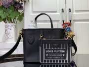 Uubags | Louis Vuitton M12106 neverfull bandoulière Inside Out BB Bag In black cowhide 24x14x9cm - 1