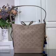 Uubags | Louis Vuitton M12139 Flore Bag In Galet Perforated Mahina calfskin leather 28x27x10cm - 5