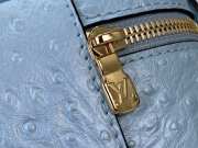 Uubags | Louis Vuitton N85911 Vanity Chain Pouch In Blue Color Ostrich leather 19x11.5x6.5cm - 2