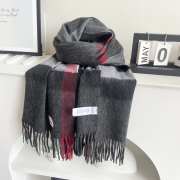 Uubags | Burberry Check Cashmere Scarf In Black 70x200cm - 3