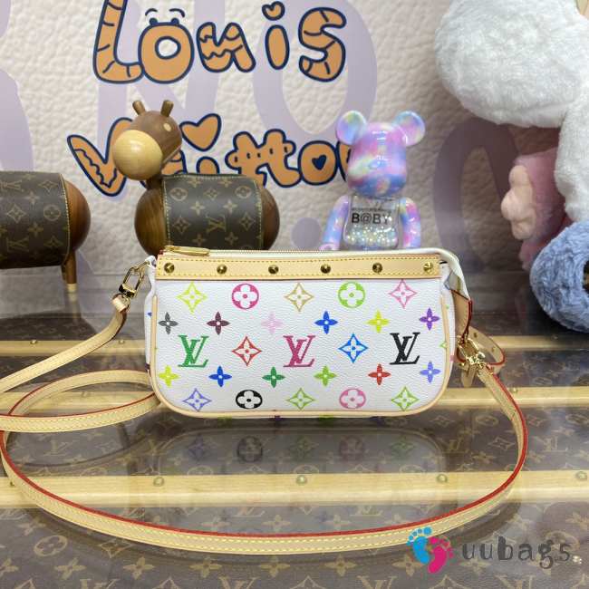 Uubags | Louis Vuitton M92649 Pochette Accessories Hand Bag Multicolor 20.5x4x13cm - 1