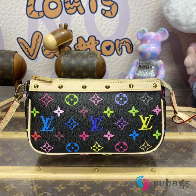 Uubags | Louis Vuitton M92648 Pochette Accessories Hand Bag Multicolor 20.5x4x13cm - 1