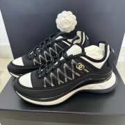 Uubags | Chanel Sneaker 24B Calfskin In Black - 1