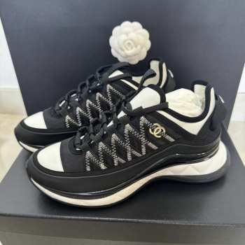 Uubags | Chanel Sneaker 24B Calfskin In Black