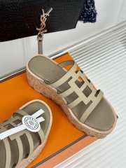 Uubags | Hermes Isabella 30 sandal in epsom calfskin beige esquisse 7cm - 4