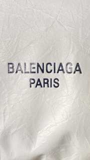 Uubags | Balenciaga Crush XS White/Silver Leather Shoulder Bag 28x28x10cm - 2