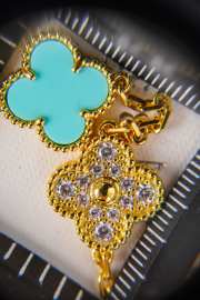 Uubags | Van Cleef & Arpels Turquoise Color Necklace, Earring & Bracelet - 5