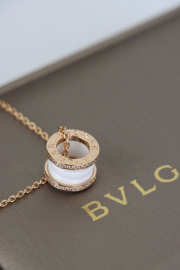 Uubags | Bvlgari zero1 necklace with 18 kt rose gold chain and with 18 kt rose gold - 6