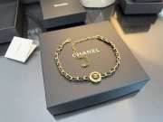 Uubags | Chanel Choker Coco Chain GP/Leather Black - 5