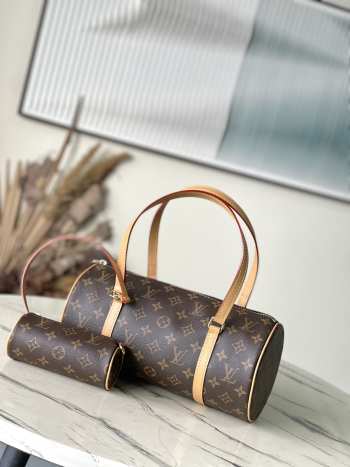 Uubags | Louis Vuitton Monogram Papillon 30 Handbag In Brown 15x30.5x15cm