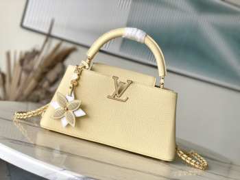 Uubags | Louis Vuitton M11351 Capucines East-West Bag In Banana Yellow 29x16.5x9cm