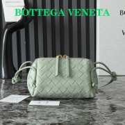 Uubags | Bottega Veneta Intrecciato Concert Pouch In Mint Green 18.5x11.5x8.5cm  - 1