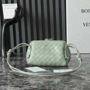 Uubags | Bottega Veneta Intrecciato Concert Pouch In Mint Green 18.5x11.5x8.5cm  - 5