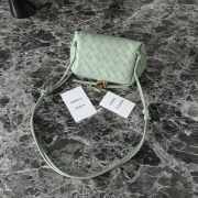 Uubags | Bottega Veneta Intrecciato Concert Pouch In Mint Green 18.5x11.5x8.5cm  - 2