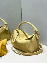 Uubags | Loewe Small Puzzle Edge Bag In Yellow 24x10x14cm - 2