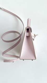 Uubags | Hermes Mini Kelly Rose Sakura Bag in Pink 19cm - 4