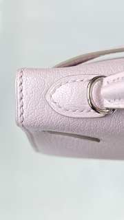 Uubags | Hermes Mini Kelly Rose Sakura Bag in Pink 19cm - 2