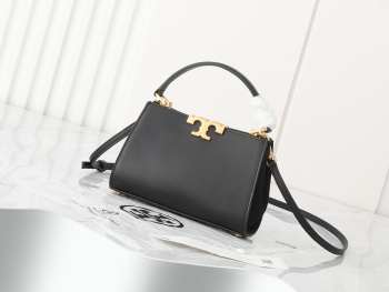 Uubags | Tory Burch Eleanor Mini Tote Bag In Black 14x21x8cm