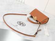 Uubags | Tory Burch Eleanor Mini Tote Bag In Brown 14x21x8cm - 5