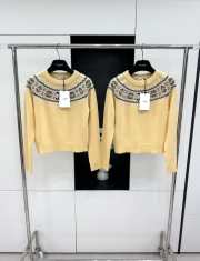 Uubags | Celine Knit Sweater Triomphe Wool Yellow  - 1