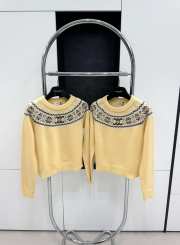 Uubags | Celine Knit Sweater Triomphe Wool Yellow  - 5