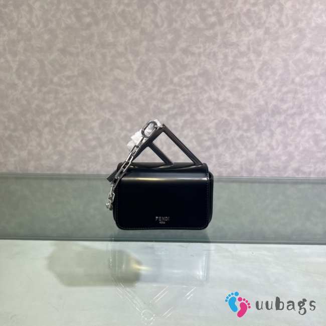 Uubags | Fendi First Sight Mini Handbag In Black 13x5x8cm - 1