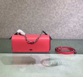 Uubags | Fendi First Sight Pouch In Calf Leather Pink 22.5x5x10.5cm