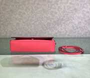 Uubags | Fendi First Sight Pouch In Calf Leather Pink 22.5x5x10.5cm - 3