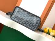 Uubags | Goyard Anjou Mini bag in grey 20x10x20cm - 4