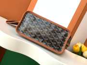 Uubags | Goyard Anjou Mini bag in black and tan 20x10x20cm - 6